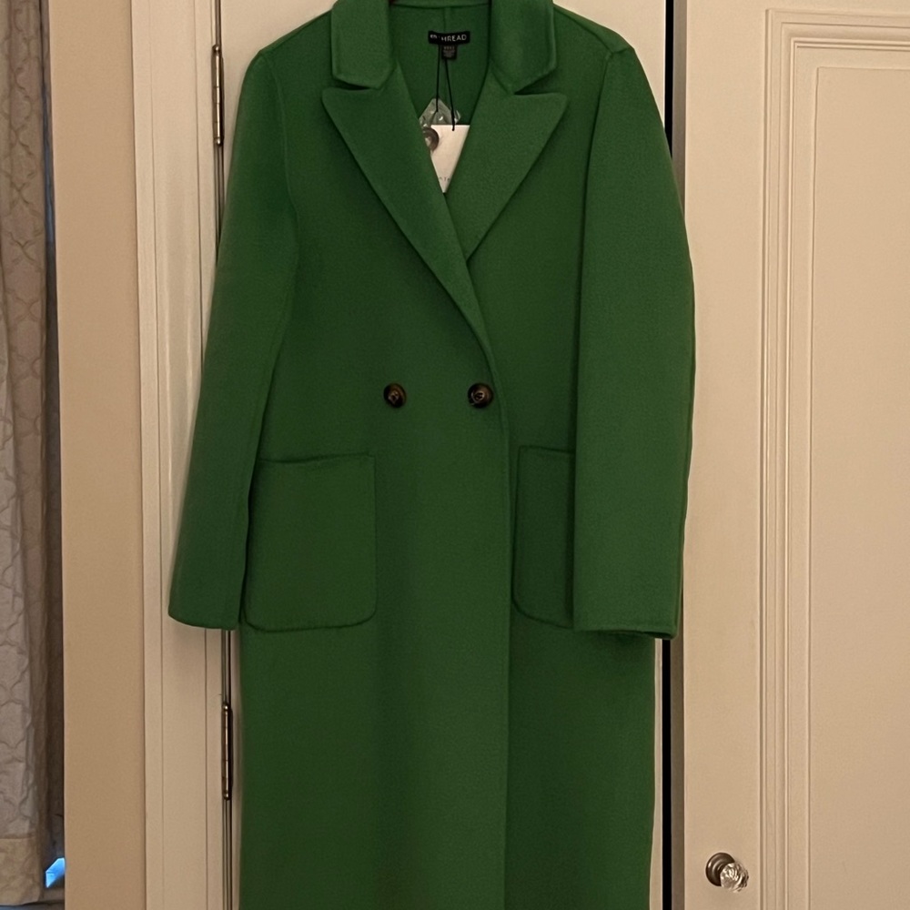 NWT En Thread wool-viscose coat